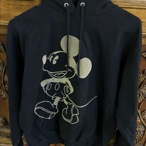 Disney World Velvety Mickey Mouse Hoodie Size Men’s Large